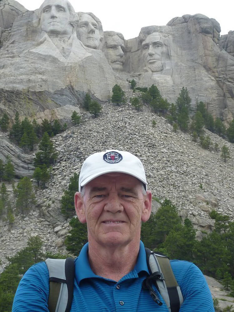 Mark at Mt Rushmore